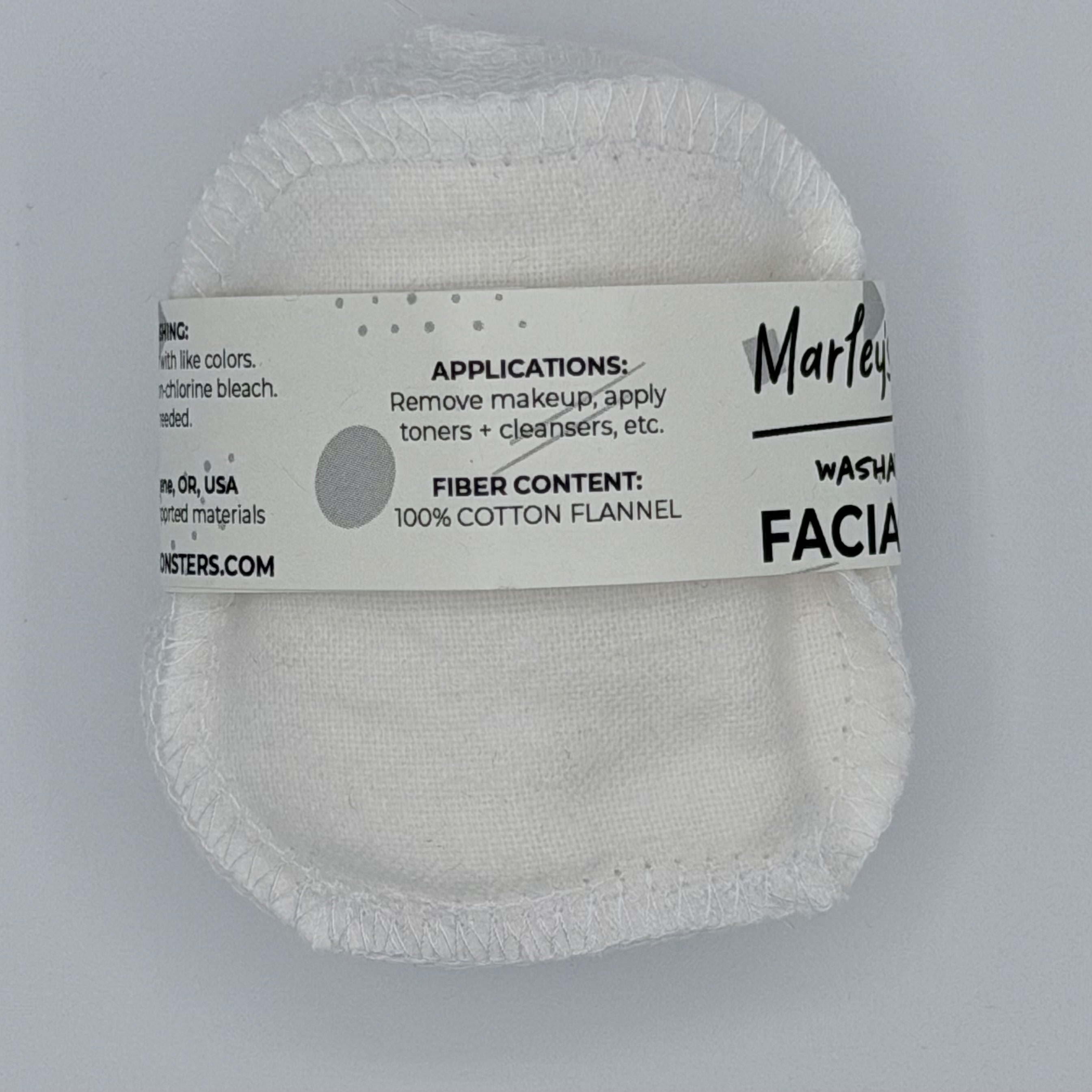 Marley’s Monsters Reusable Cotton Facial Rounds