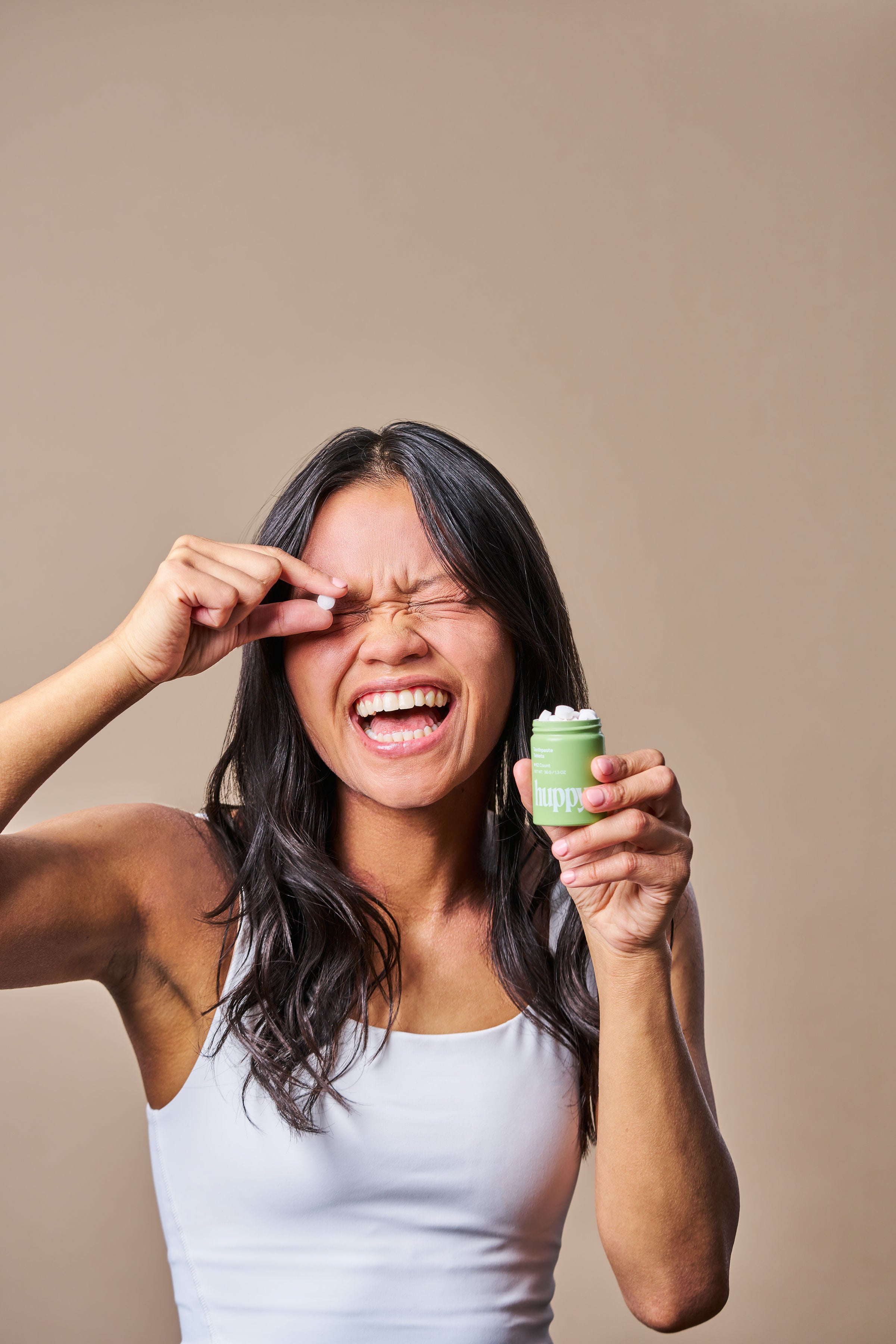 Fluoride-Free Toothpaste Tablets | Refillable Tin | Peppermint