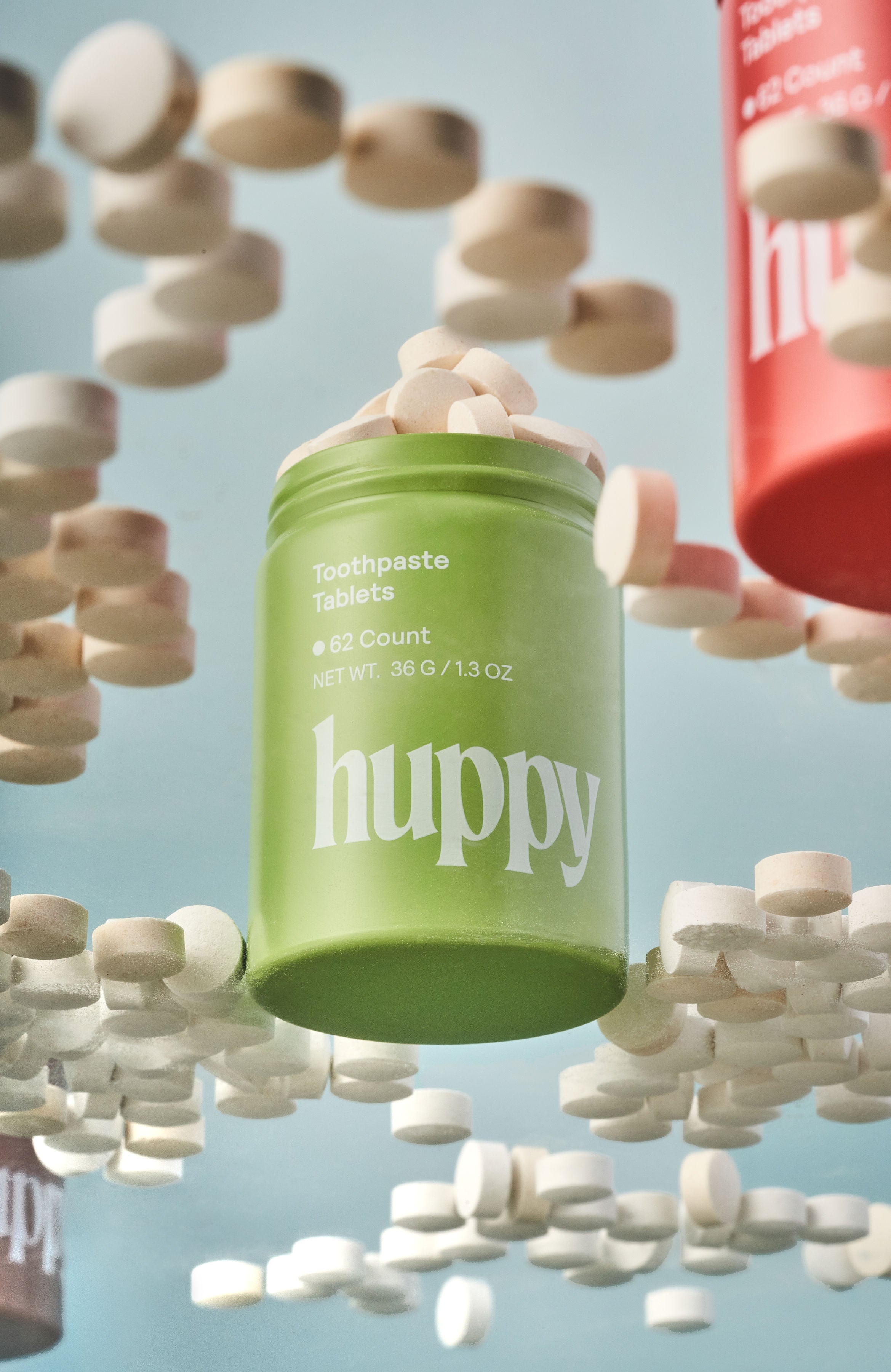 Fluoride-Free Toothpaste Tablets | Refillable Tin | Peppermint