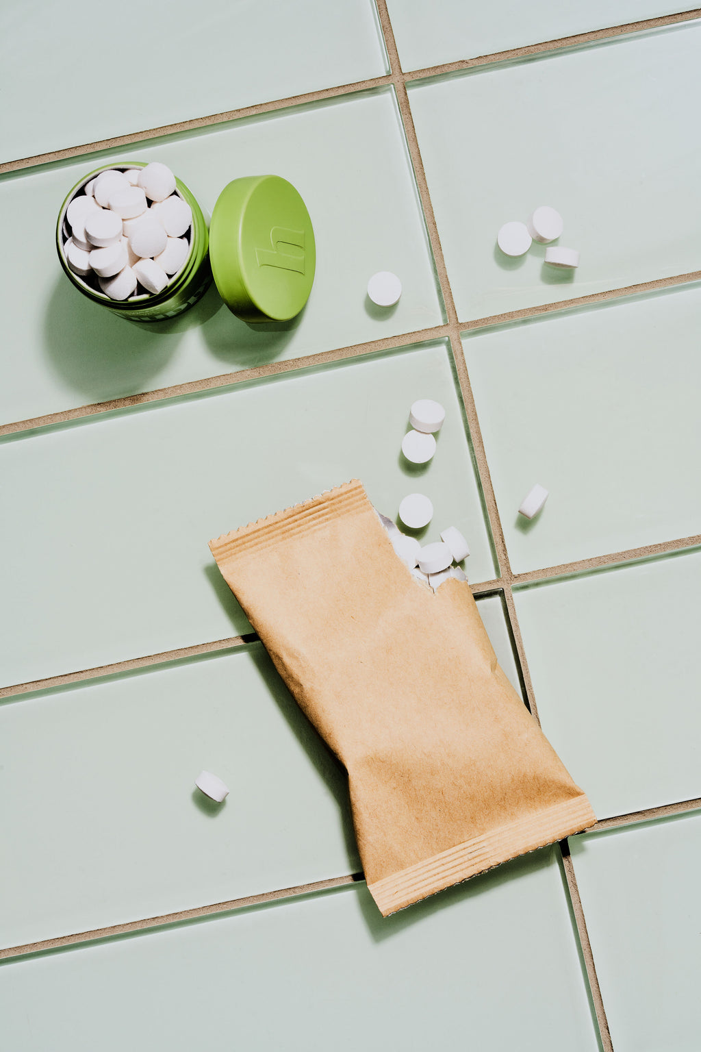 Fluoride-Free Toothpaste Tablets | One Month Refill | Peppermint